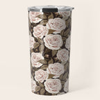 A Realm Of Roses - Dark Academia Pink Travel Mug Gallery Image 1