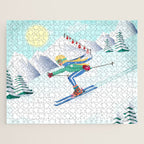 Skiing Girl Jigsaw Puzzle Gallery Image 1