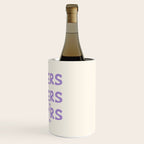 Cheers. Cocktails and Drinks in Lavender Purple And White Wine Chiller Gallery Image 3