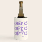 Cheers. Cocktails and Drinks in Lavender Purple And White Wine Chiller Gallery Image 1