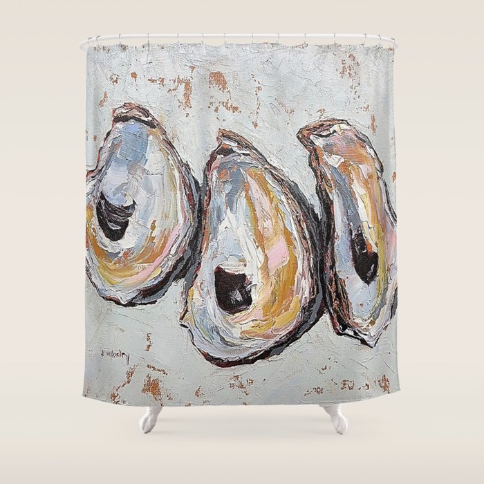 Oyster shells Shower Curtain Gallery Image 1