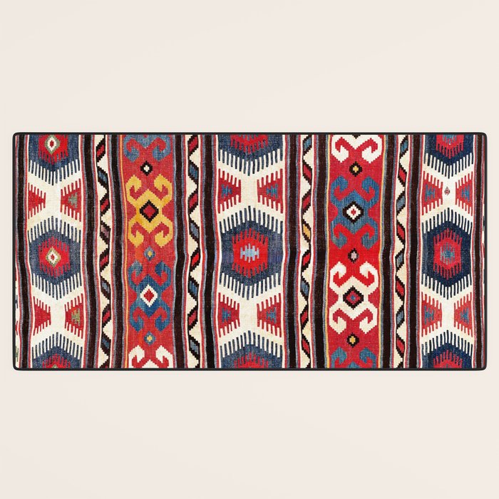 Kazak  Antique Southwest Caucasus Kilim Print Desk Mat Gallery Image 3
