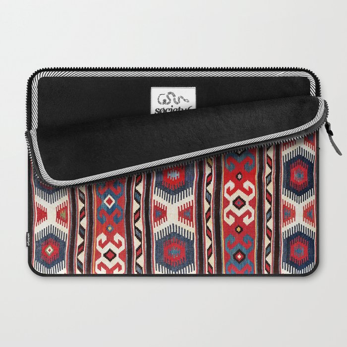 Kazak  Antique Southwest Caucasus Kilim Print Laptop Sleeve Gallery Image 2