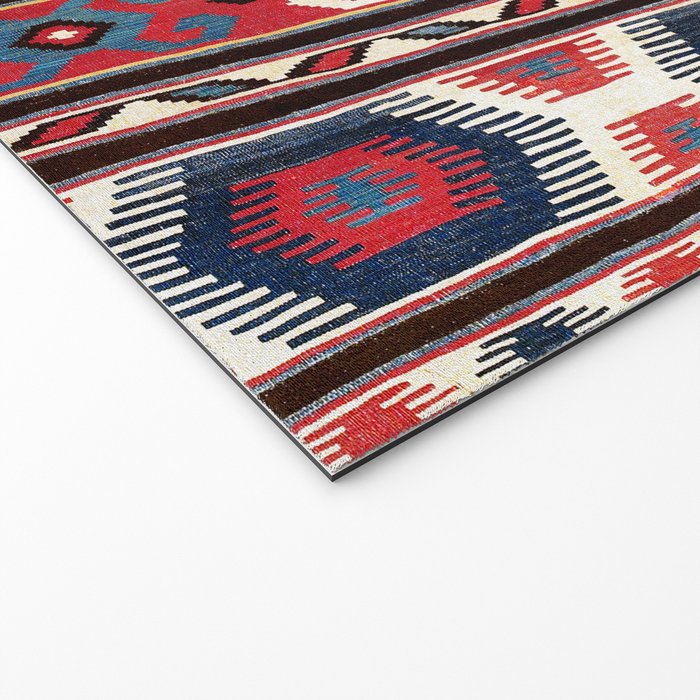 Kazak  Antique Southwest Caucasus Kilim Print Welcome Mat Gallery Image 2