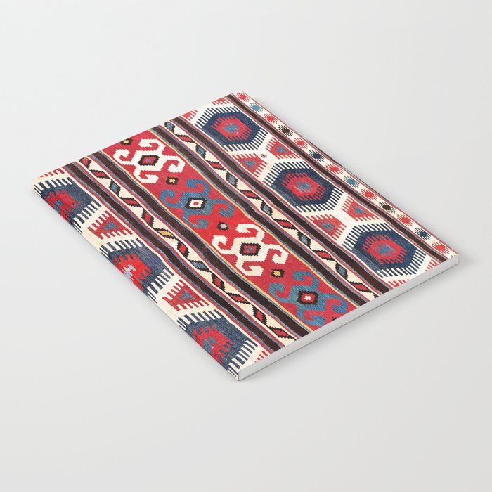 Kazak  Antique Southwest Caucasus Kilim Print Notebook Gallery Image 2