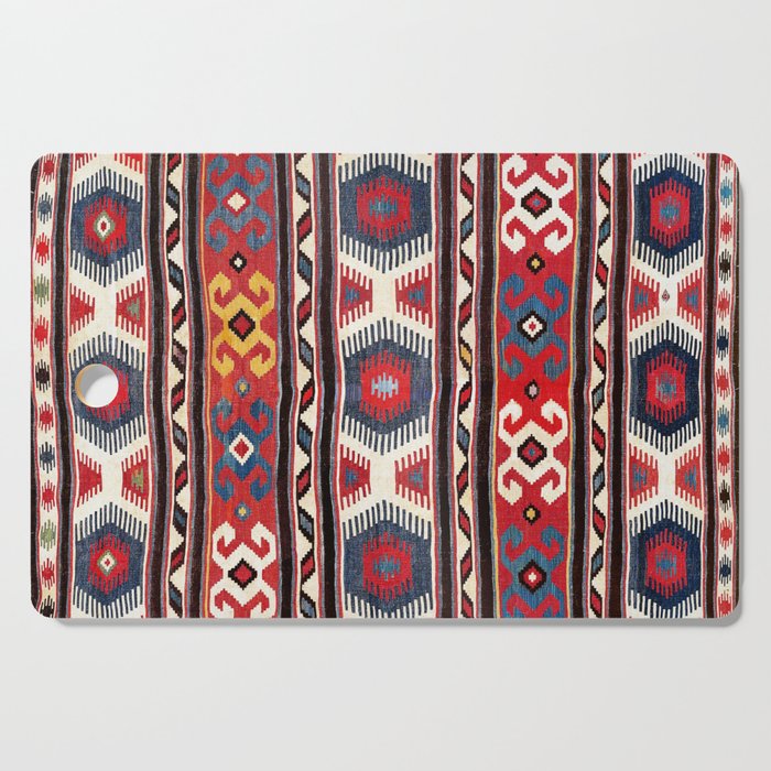 Kazak  Antique Southwest Caucasus Kilim Print Cutting Board Gallery Image 1