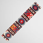 Kazak  Antique Southwest Caucasus Kilim Print Table Runner Gallery Image 3