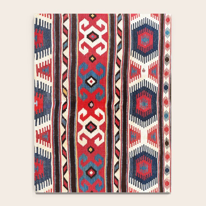 Kazak  Antique Southwest Caucasus Kilim Print Notebook Gallery Image 4