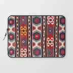 Kazak  Antique Southwest Caucasus Kilim Print Laptop Sleeve Gallery Image 1