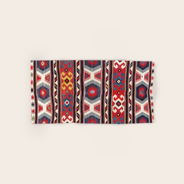 Kazak  Antique Southwest Caucasus Kilim Print Bath Towel Gallery Image 1