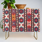 Kazak  Antique Southwest Caucasus Kilim Print Credenza Gallery Image 1