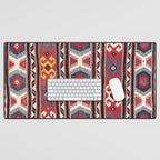 Kazak  Antique Southwest Caucasus Kilim Print Desk Mat Gallery Image 1