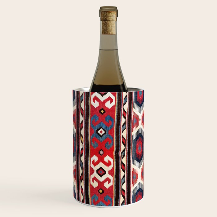 Kazak  Antique Southwest Caucasus Kilim Print Wine Chiller Gallery Image 3