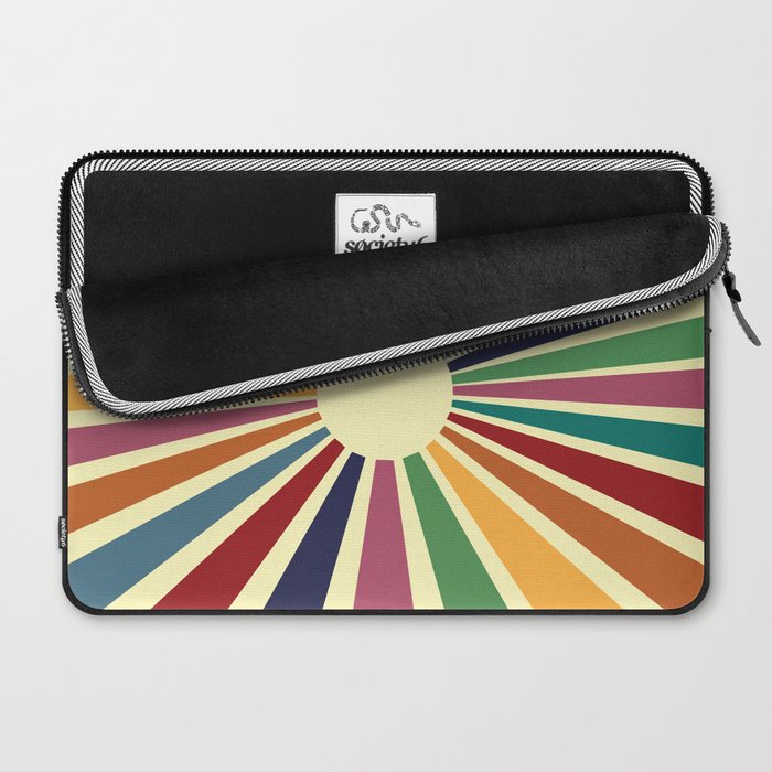 Sun Retro Art II Laptop Sleeve Gallery Image 2