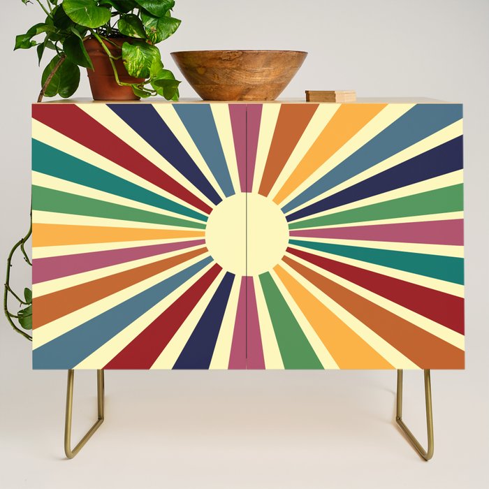 Sun Retro Art II Credenza Gallery Image 1
