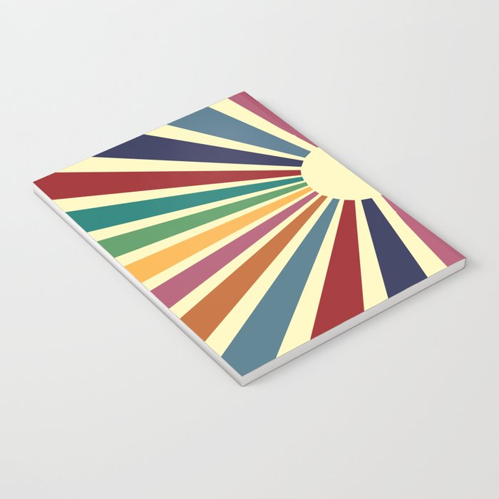 Sun Retro Art II Notebook Gallery Image 3