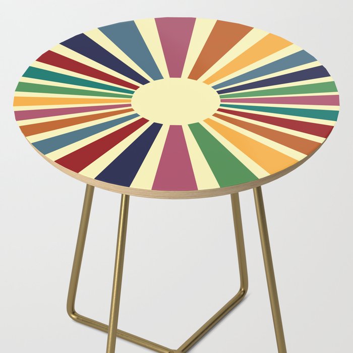 Sun Retro Art II Side Table Gallery Image 2