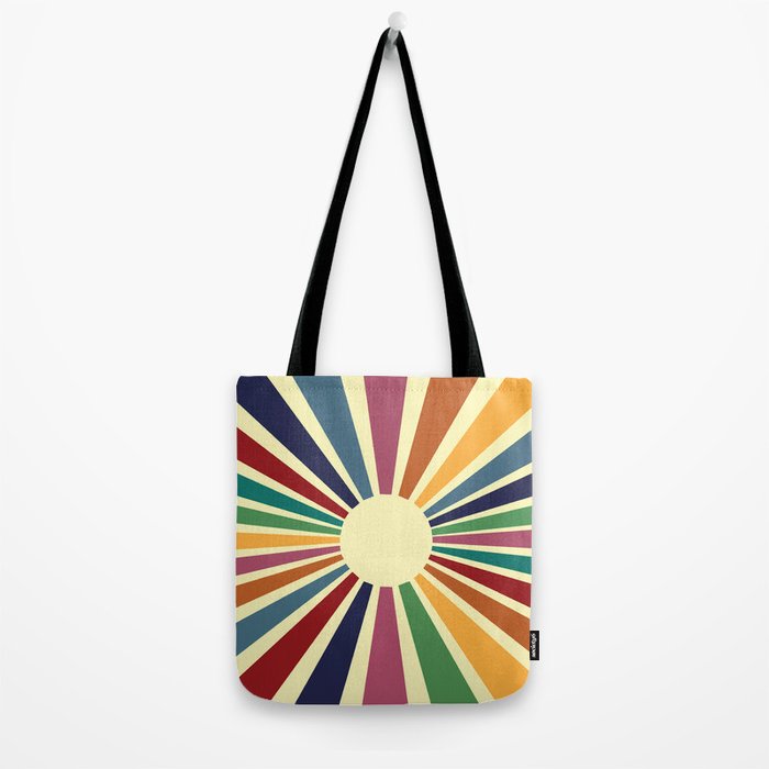 Sun Retro Art II Tote Bag Gallery Image 2