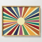 Sun Retro Art II Serving Tray Gallery Image 1