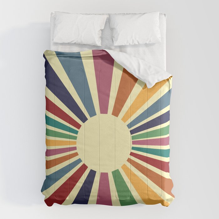 Sun Retro Art II Comforter Gallery Image 6