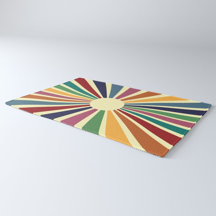 Sun Retro Art II Rug Gallery Image 3