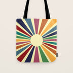 Sun Retro Art II Tote Bag Gallery Image 1
