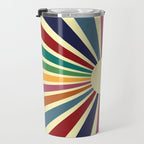 Sun Retro Art II Travel Mug Gallery Image 3