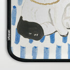 STAFFORDSHIRE DOGS ON BLUE Laptop Sleeve Gallery Image 3