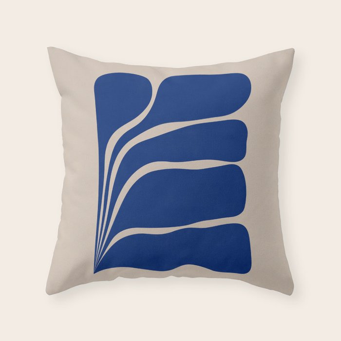 Five Leaf Plant - 1/3 Throw Pillow Gallery Image 6