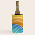 Gradient Curvature XII Beachy Blue and Orange Wine Chiller Gallery Image 3