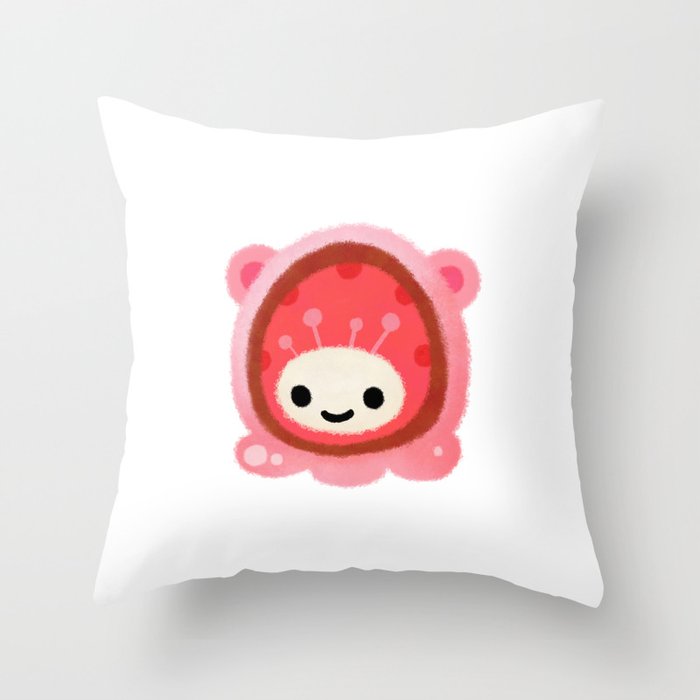 Mollusk parfait Throw Pillow Gallery Image 1