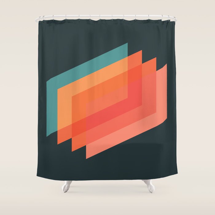 Horizons 01 Shower Curtain Gallery Image 1