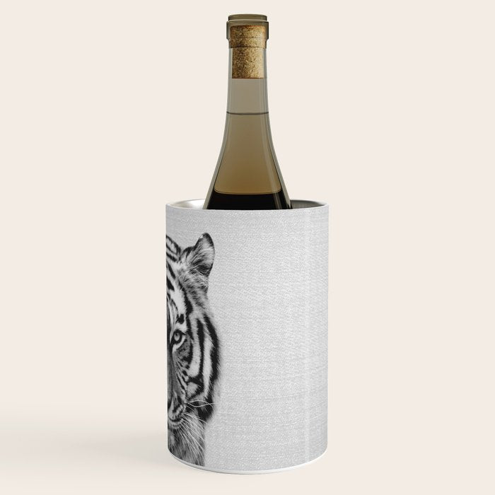 Tiger - Black & White Wine Chiller Gallery Image 3