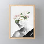 Floral Portrait 8 Mini Art Print Gallery Image 1