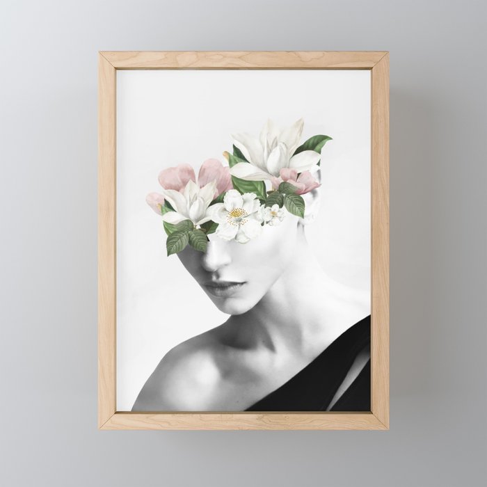 Floral Portrait 8 Mini Art Print Gallery Image 1