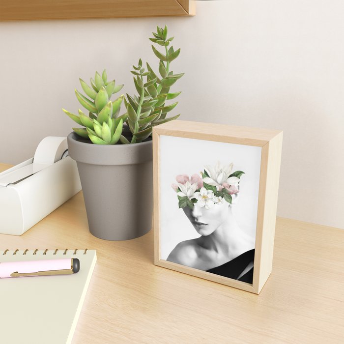 Floral Portrait 8 Mini Art Print Gallery Image 2