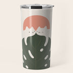 Cat and Plant 37 Travel Mug Gallery Image 1
