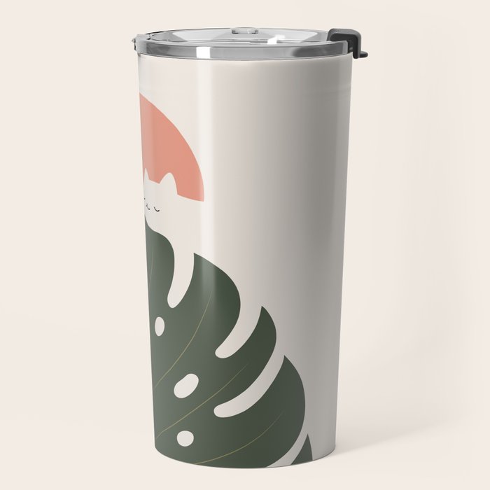Cat and Plant 37 Travel Mug Gallery Image 2