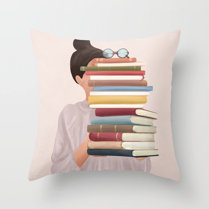 Good Read 01 Throw Pillow Gallery Image 6