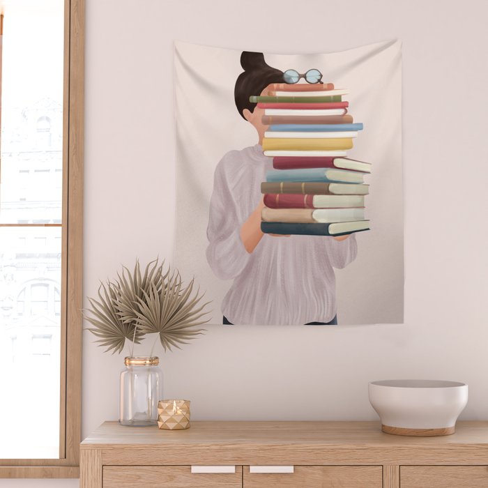 Good Read 01 Wall Tapestry Gallery Image 2