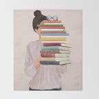 Good Read 01 Throw Blanket Gallery Image 2