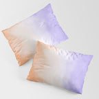 Tie dye lilac peach A Pillow Sham Gallery Image 3