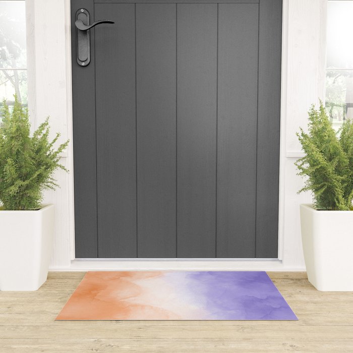 Tie dye lilac peach A Welcome Mat Gallery Image 3
