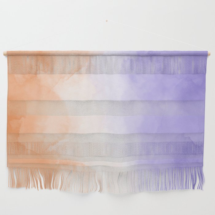 Tie dye lilac peach A Wall Hanging Gallery Image 1