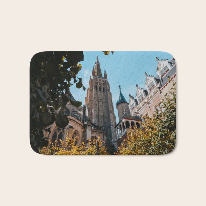 Autumn In Bruges II - Photography Bath Mat Gallery Image 1