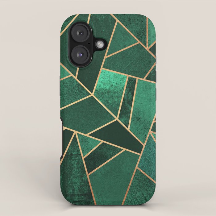 Emerald and Copper iPhone Case Gallery Image 1