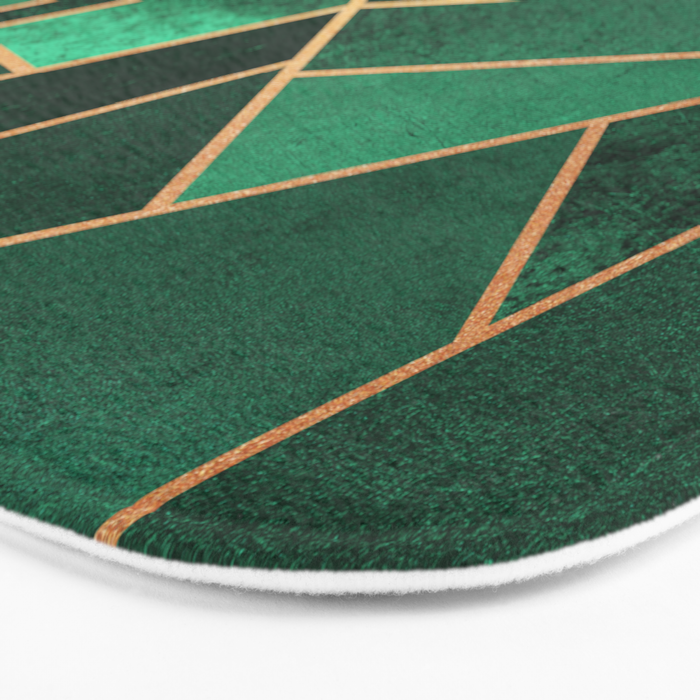 Emerald and Copper Bath Mat Gallery Image 3