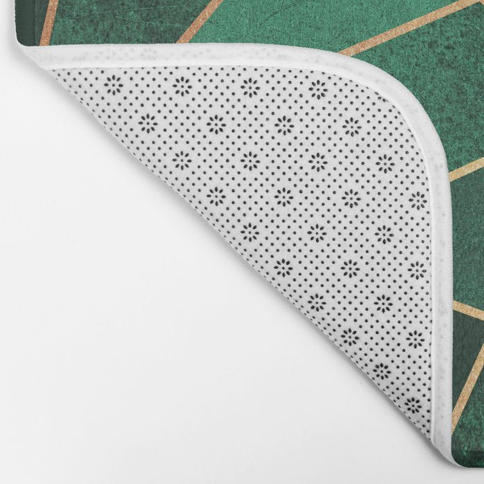 Emerald and Copper Bath Mat Gallery Image 2