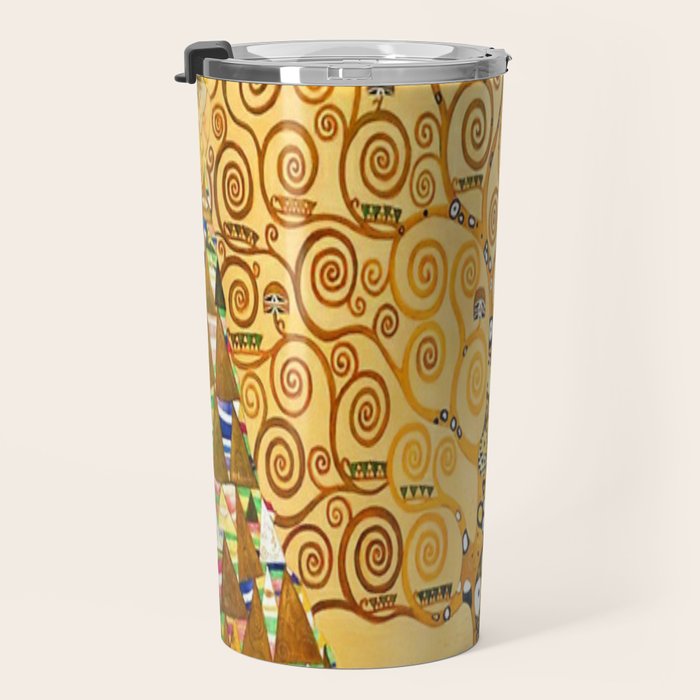 Gustav Klimt The Tree of Life Travel Mug Gallery Image 3