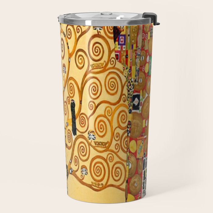 Gustav Klimt The Tree of Life Travel Mug Gallery Image 2